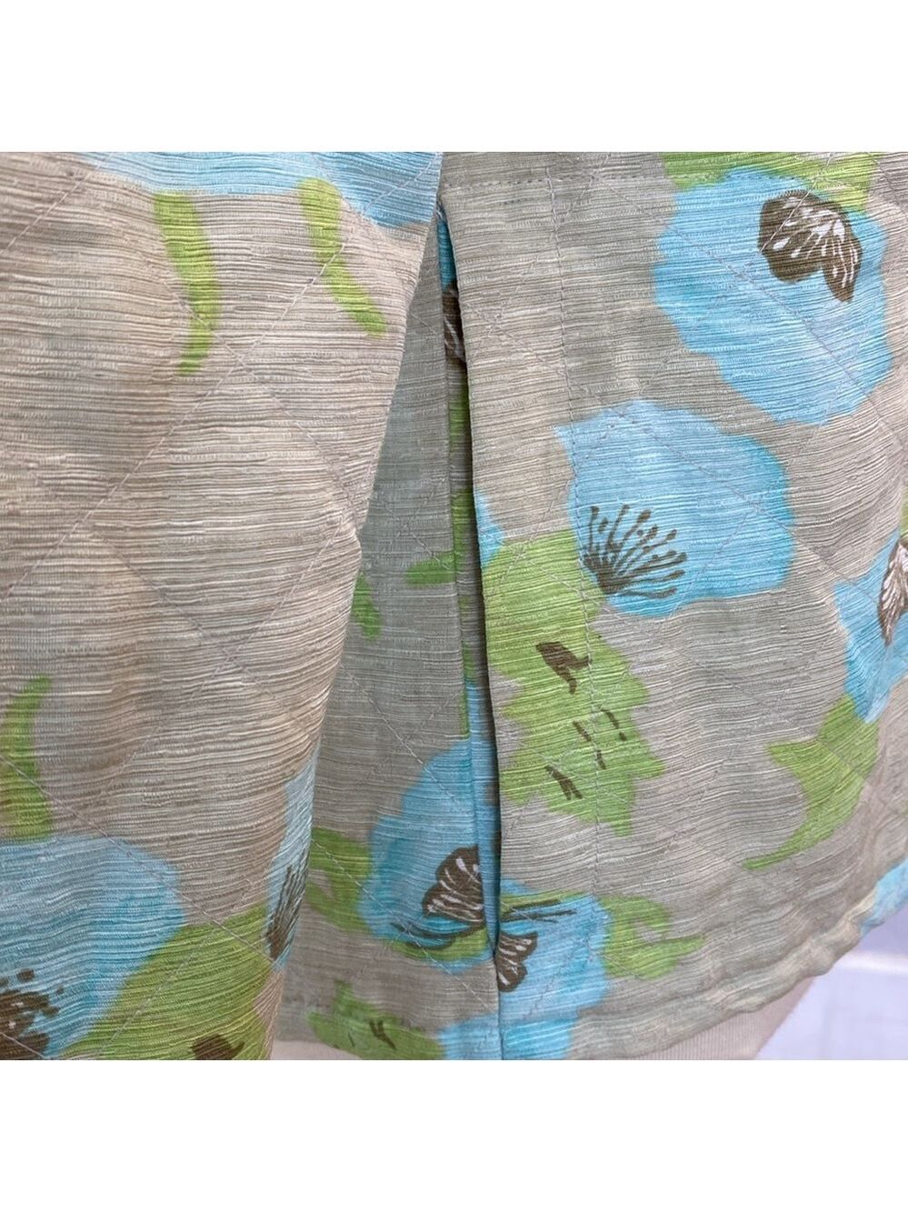 Reversible Silk Blend Quilted Jacket, Size S - Picture 12 of 17